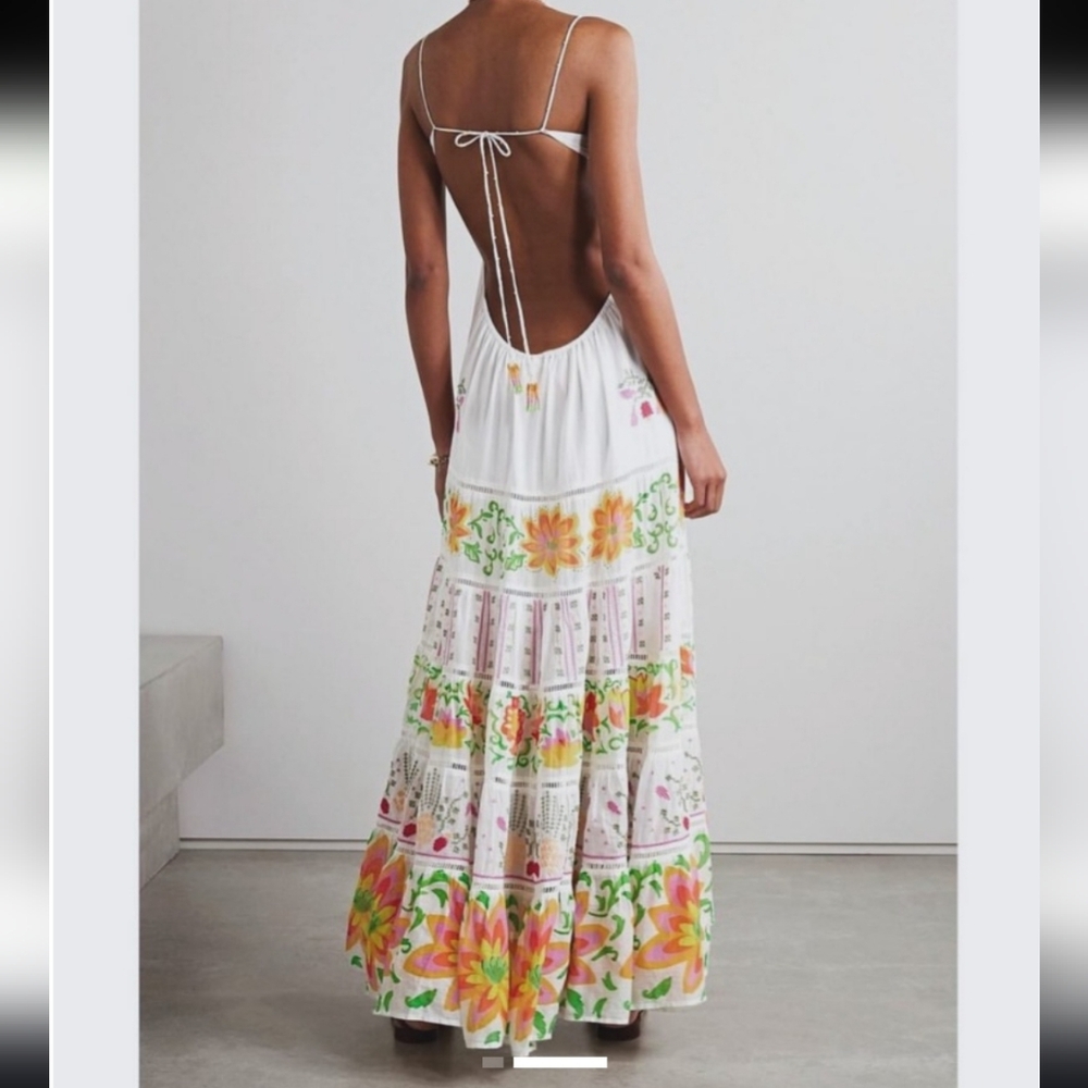 Farm Rio Neon Floral Maxidress - Picture 5 of 5